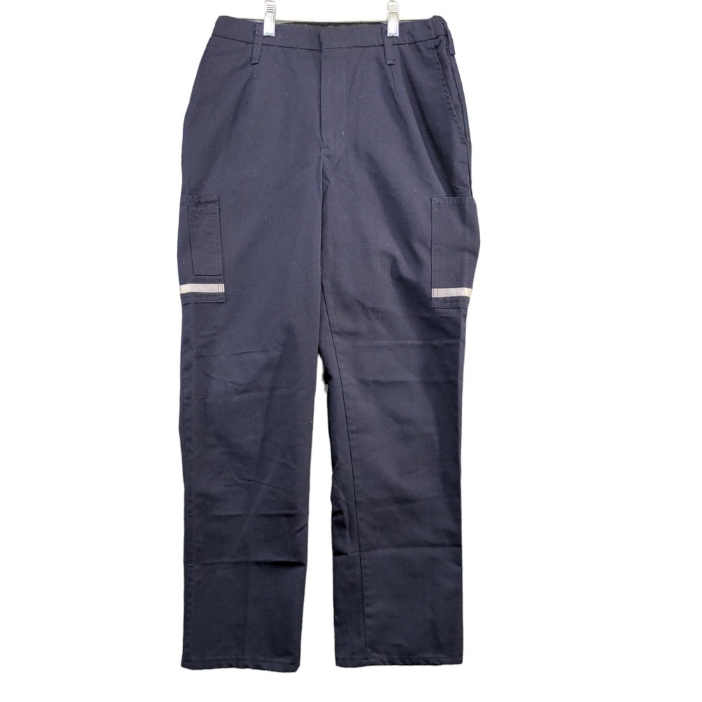 FedEx Stan Herman Women's Reflective Uniform Pants Blue Size 6_35U